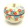 Polish Pottery Apple Baker - Summer Blossom