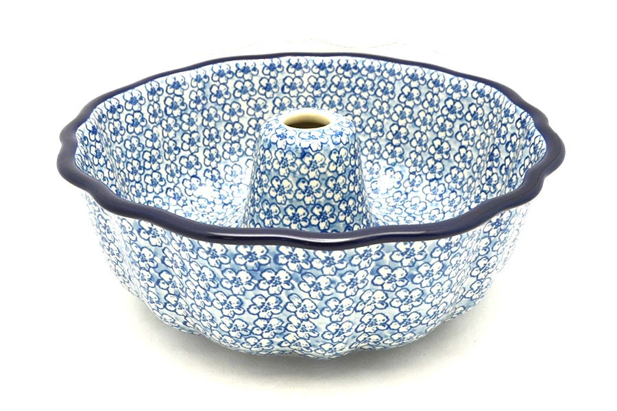Polish Pottery Baker - Bundt Pan - Daisy Flurry