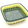 Polish Pottery Baker - Square - Daffodil