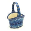 Polish Pottery Basket - Small Hand - Unikat Signature - U3639