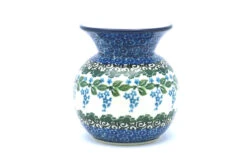Polish Pottery Bubble Vase - Wisteria