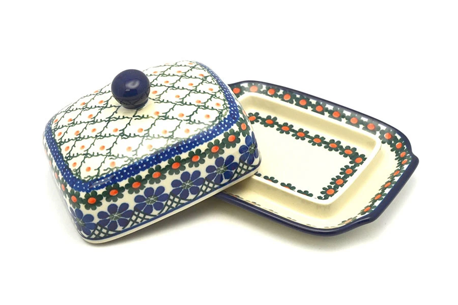 Polish Pottery Butter Dish - Primrose - Image 2