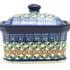 Polish Pottery Cake Box - Small - Autumn