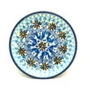 Polish Pottery Coaster - Blue Yonder