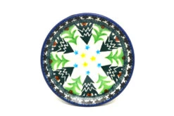 Polish Pottery Coaster - Christmas Trees