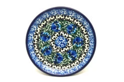 Polish Pottery Coaster - Peacock Feather