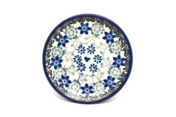 Polish Pottery Coaster - Silver Lace