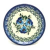 Polish Pottery Coaster - Winter Viola