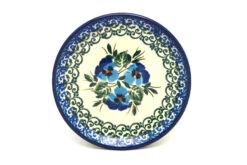 Polish Pottery Coaster - Winter Viola