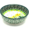 Polish Pottery Dish - Round Food Prep - Daffodil