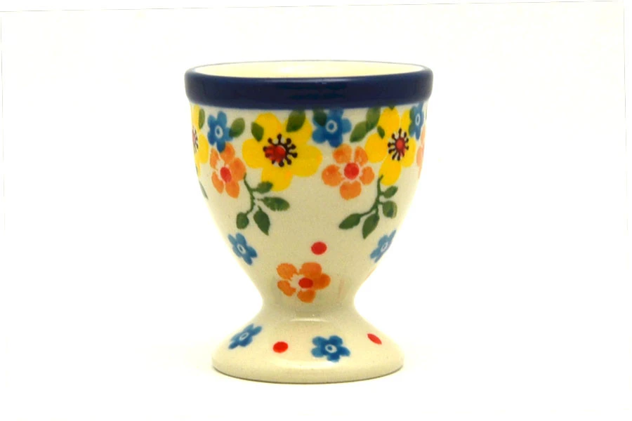 Polish Pottery Egg Cup - Buttercup 1 Polish Pottery Egg Cup - Buttercup