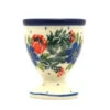 Polish Pottery Egg Cup - Garden Party