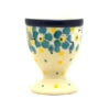 Polish Pottery Egg Cup - Shady Blooms