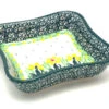 Polish Pottery Fluted Dipping Dish - Daffodil
