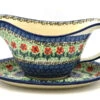 Polish Pottery Gravy Boat - Maraschino