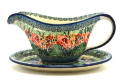 Polish Pottery Gravy Boat - Unikat Signature - U4400