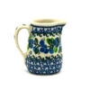 Polish Pottery Miniature Pitcher - Blue Berries