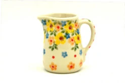 Polish Pottery Miniature Pitcher - Buttercup