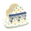 Polish Pottery Napkin Holder - Clover Field
