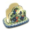 Polish Pottery Napkin Holder - Unikat Signature - U4600