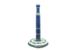 Polish Pottery Paper Towel Holder - Morning Glory