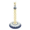 Polish Pottery Paper Towel Holder - Silver Lace