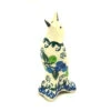 Polish Pottery Pie Bird - Blue Berries