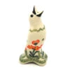 Polish Pottery Pie Bird - Peach Spring Daisy