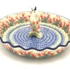 Polish Pottery Pie Set - Crimson Bells