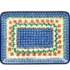 Polish Pottery Plate - Rectangular - Maraschino