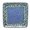 Polish Pottery Platter - Square - Huckleberry