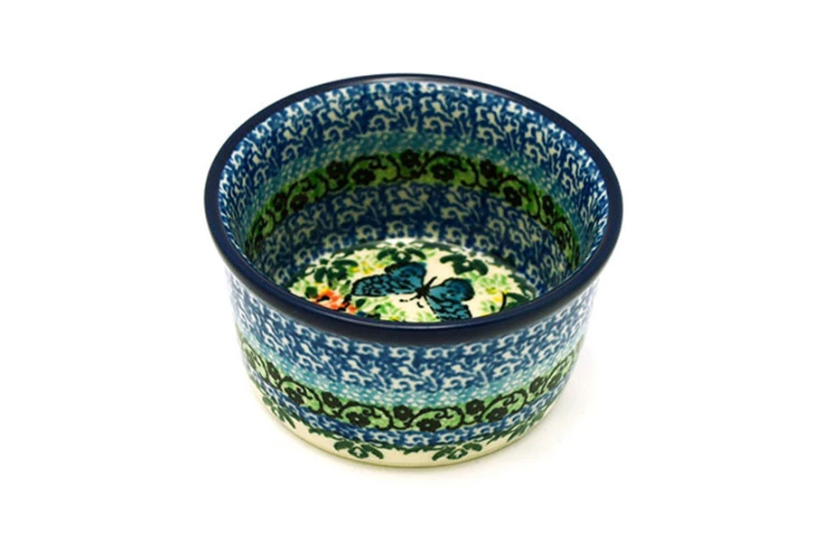 Polish Pottery Ramekin - Unikat Signature - U4553 1 Polish Pottery Ramekin - Unikat Signature - U4553