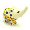 Polish Pottery Ring Holder - Elephant - Buttercup