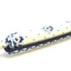 Polish Pottery Rolling Pin With Stand - White Poppy