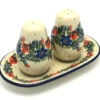 Polish Pottery Salt & Pepper Set - Garden Party