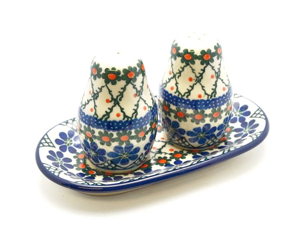 Polish Pottery Salt & Pepper Set - Primrose