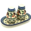 Polish Pottery Salt & Pepper Set - Red Robin