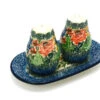 Polish Pottery Salt & Pepper Set - Unikat Signature U4400
