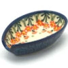 Polish Pottery Spoon Rest - Peach Spring Daisy