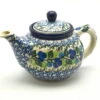 Polish Pottery Teapot - 14 Oz. - Blue Berries