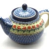 Polish Pottery Teapot - 1 1/4 Qt. - Maraschino