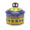 Polish Pottery Trinket Box - Sunburst