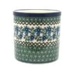 Polish Pottery Utensil Holder - Blue Chicory