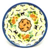 Polish Pottery Salad Plate - Vena Bats & Boo Boo